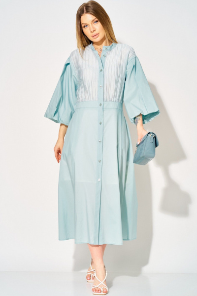 Платье Laikony L-644 голубой - фото 9