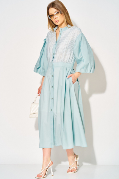 Платье Laikony L-644 голубой - фото 6