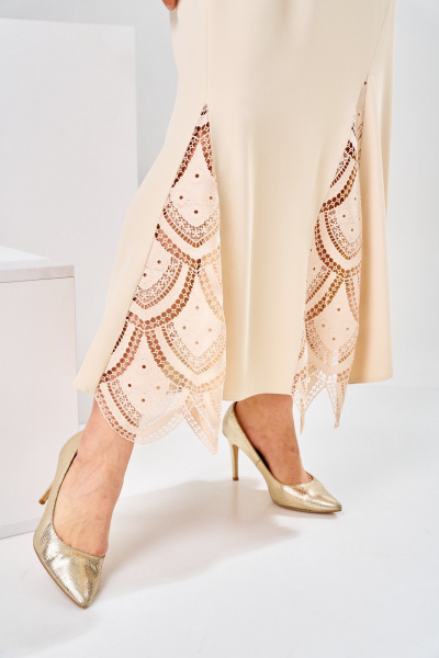 Платье Romanovich Style 1-2927 кремовый - фото 9