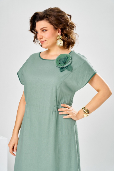 Платье Romanovich Style 1-2929 зеленый - фото 13