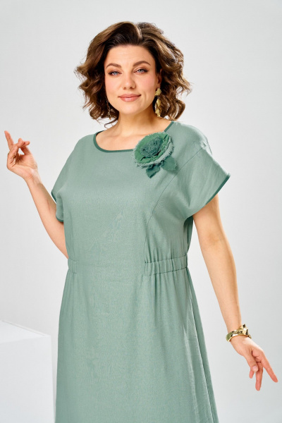 Платье Romanovich Style 1-2929 зеленый - фото 11