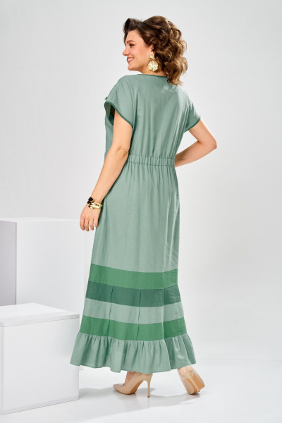 Платье Romanovich Style 1-2929 зеленый - фото 8