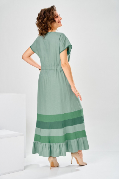 Платье Romanovich Style 1-2929 зеленый - фото 7