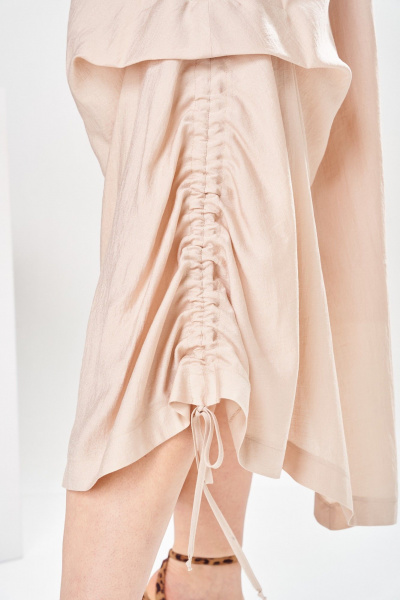 Блуза, юбка Romanovich Style 2-2916 горох/бежевый - фото 11