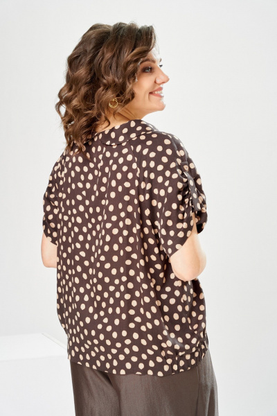 Блуза, брюки Romanovich Style 2-2924 коричневый - фото 7