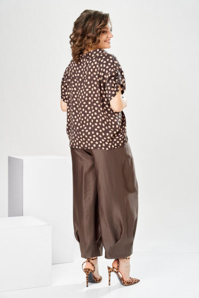 Блуза, брюки Romanovich Style 2-2924 коричневый - фото 10