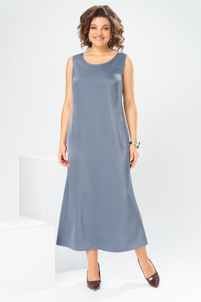 Кардиган, платье Romanovich Style 3-2789 серый - фото 8