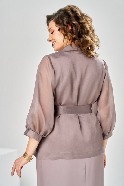 Кардиган, платье Romanovich Style 3-2789 капучино - фото 10