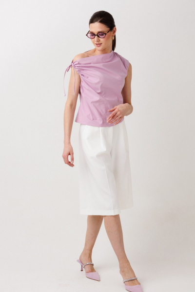 Блуза ERTANNO 1024 сиреневый - фото 4