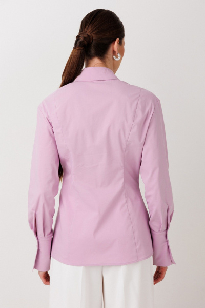 Рубашка ERTANNO 1027 сиреневый - фото 4