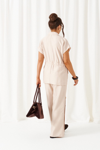 Брюки, жилет Beautiful&Free 6452 бежевый - фото 6