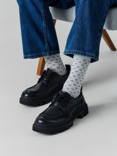 Носки Mark Formelle 017K-3047/24017K св.серый_меланж_рис.3047 - фото 3