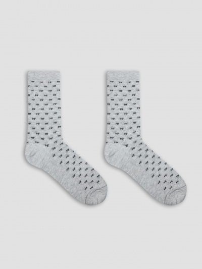 Носки Mark Formelle 017K-3047/24017K св.серый_меланж_рис.3047 - фото 4