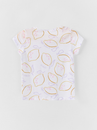 Футболка Mark Formelle 117892-2/25-36236П-0 св.лиловый_лимоны_на_белом_3_сл_1изд_печ_на_пол - фото 4