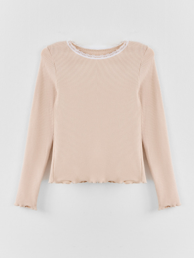 Лонгслив Mark Formelle 127988/25-39833Ц-1 пудровый - фото 3