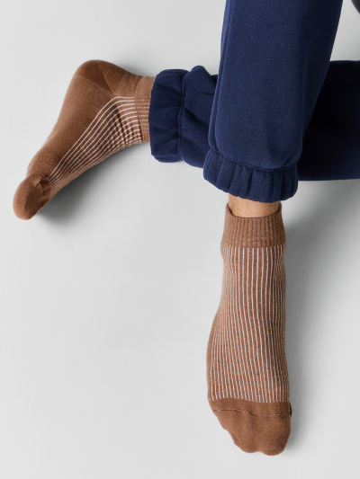 Носки Mark Formelle 131A-1587/253131A-1 белый_сер.меланж_карамель_рис.1587 - фото 1