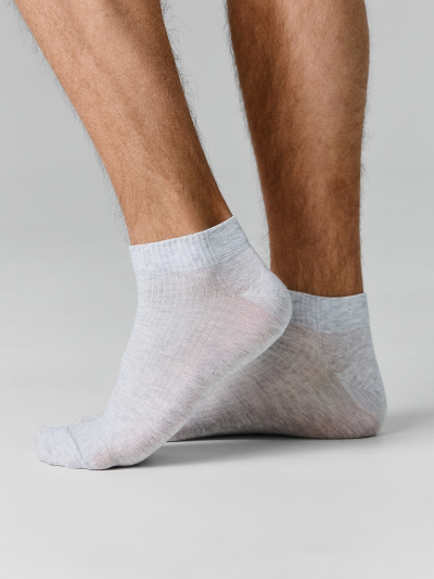 Носки Mark Formelle 131A-1587/253131A-1 св.сер.мел_белый_черный_рис.1587 - фото 1