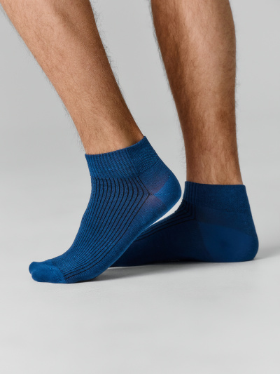 Носки Mark Formelle 131A-1587/253131A-1 св.сер.меланж_оливка_джинсовый_рис.1587 - фото 2