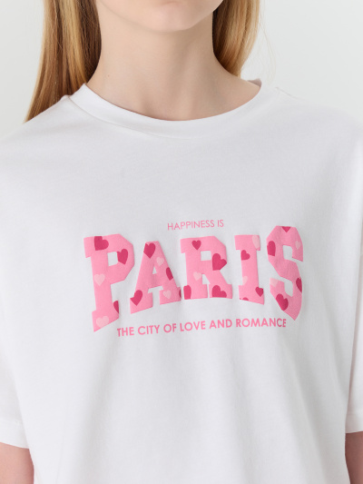 Футболка, шорты Mark Formelle 397764/25-39436П-0 белый_розовая_полоска_1_сл_на_пол - фото 2