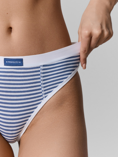 Трусы Mark Formelle 412583/25-1.21-40636Ц-1 сине_белая_полоска_декор - фото 3