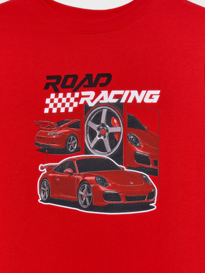 Брюки, футболка Mark Formelle 563321/25-39126ПП-0 красный_гоночные_тачки_3_сл_на_пол - фото 3