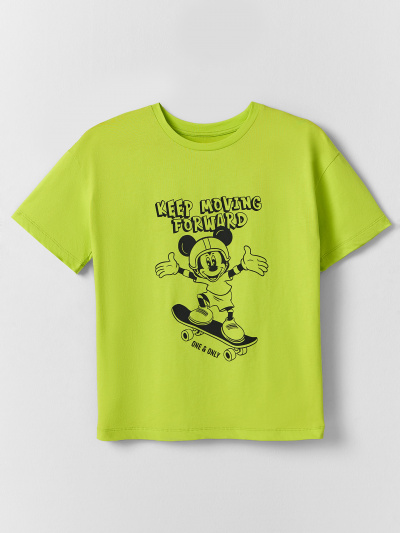 Брюки, футболка Mark Formelle 563337/25-40742ПП-0 дикий_лайм_потертости_на_графите_3_сл_на_пол_2_сл_ - фото 1