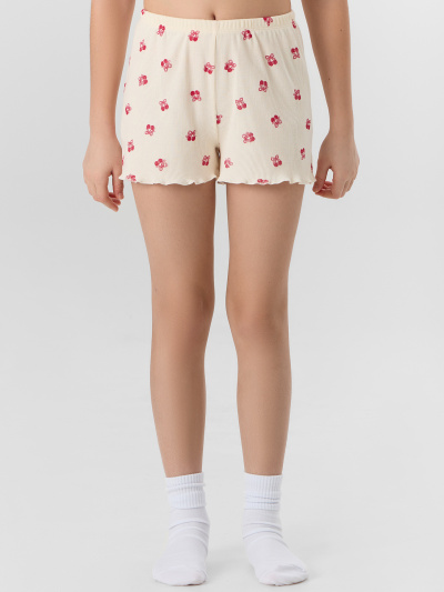 Футболка, шорты Mark Formelle 567739/25-39062ПП-1 св.молочный_вишенки_на_св.молочном_2_сл_на_пол - фото 2