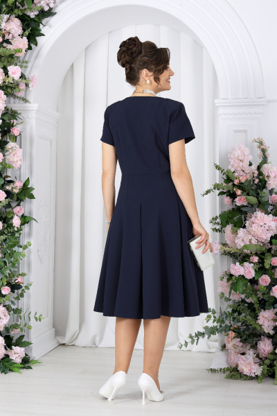 Жакет, платье Ninele 6013 темно-синий - фото 10