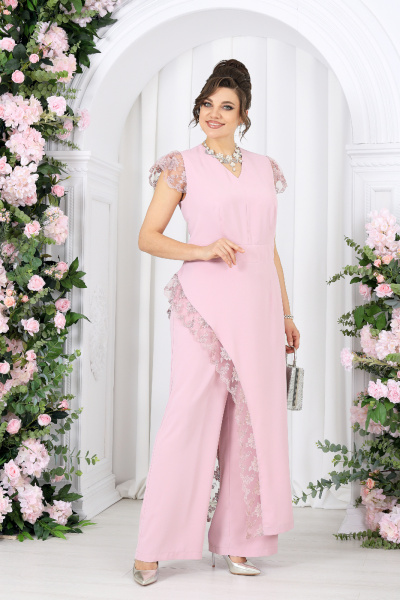 Брюки, туника Ninele 6092 пудра - фото 6