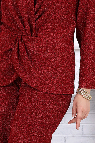 Блуза, брюки Ninele 6107 красный - фото 6