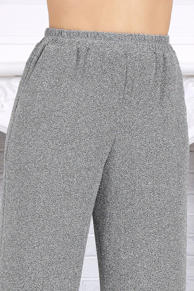 Блуза, брюки Ninele 6107 серебро - фото 10