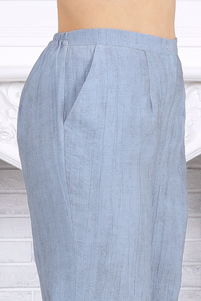 Блуза, брюки Ninele 6108 небесный - фото 11