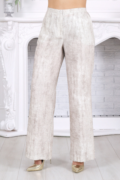 Блуза, брюки Ninele 6108 светло-бежевый - фото 10