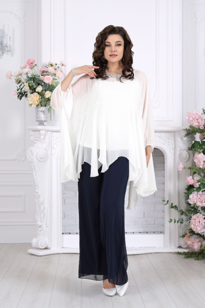 Блуза, брюки, туника Ninele 6110 синий - фото 2