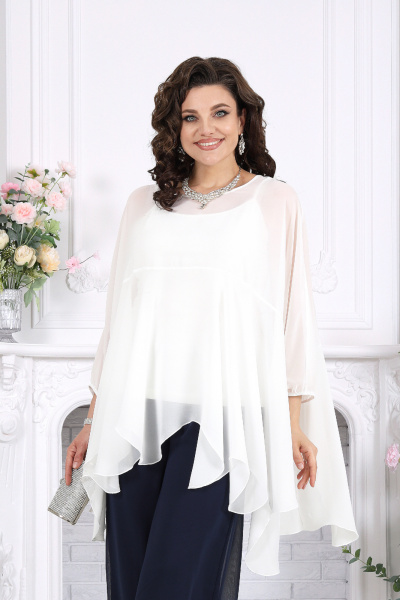 Блуза, брюки, туника Ninele 6110 синий - фото 5