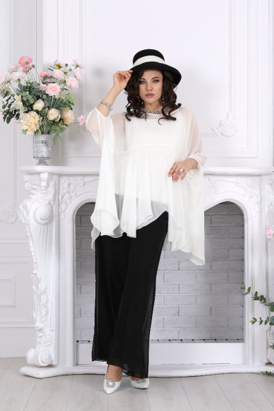 Блуза, брюки, туника Ninele 6110 черный - фото 7