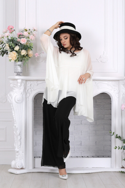 Блуза, брюки, туника Ninele 6110 черный - фото 9