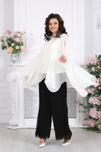 Блуза, брюки, туника Ninele 6110 черный - фото 11
