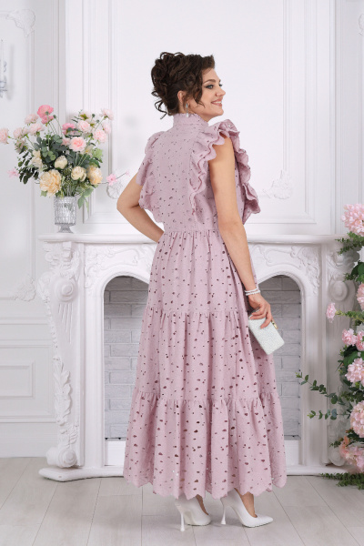 Платье Ninele 6111 пудра - фото 8