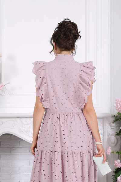 Платье Ninele 6111 пудра - фото 9