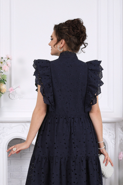 Платье Ninele 6111 синий - фото 7