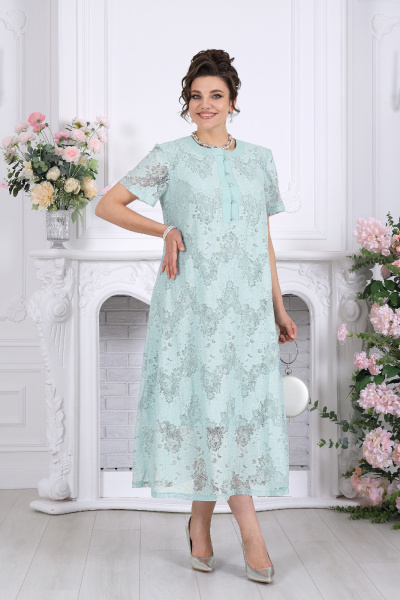Платье Ninele 6118 мята - фото 4