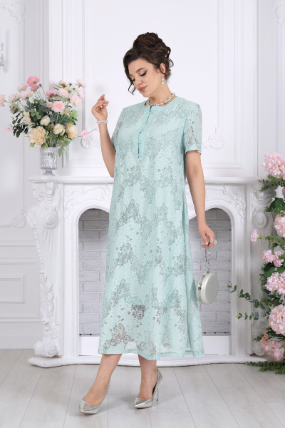 Платье Ninele 6118 мята - фото 6