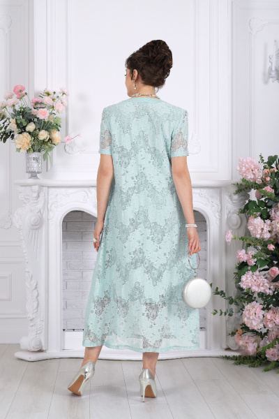 Платье Ninele 6118 мята - фото 8