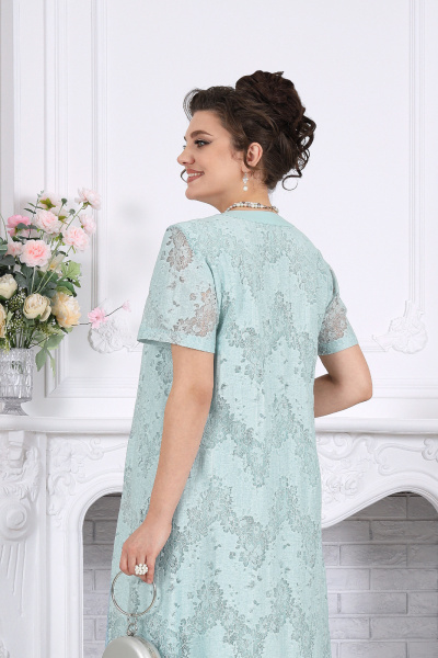 Платье Ninele 6118 мята - фото 9