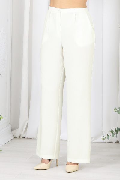 Брюки, жакет, топ Ninele 7518 молочный - фото 13