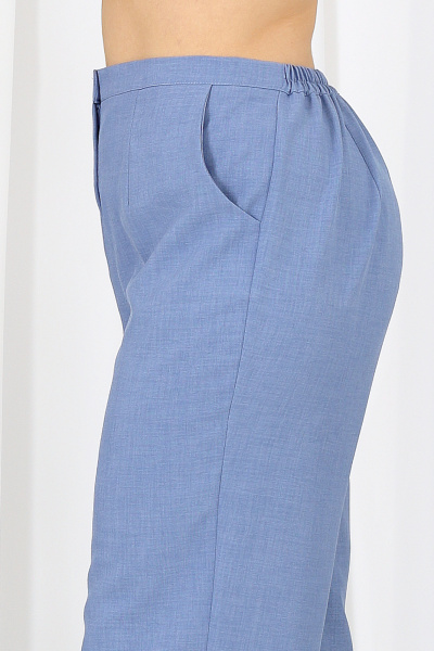 Брюки, жакет, топ Ninele 7518 небесный - фото 14