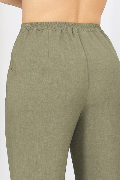 Брюки, жакет, топ Ninele 7518 оливка - фото 14