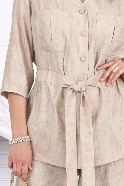 Блуза, брюки Ninele 7520 бежевый - фото 4
