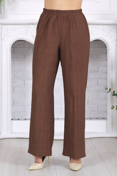 Блуза, брюки Ninele 7520 коричневый - фото 10